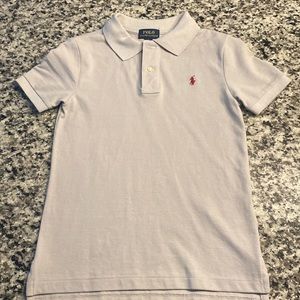 GRAY POLO ☑️☑️☑️KIDS SIZE 7